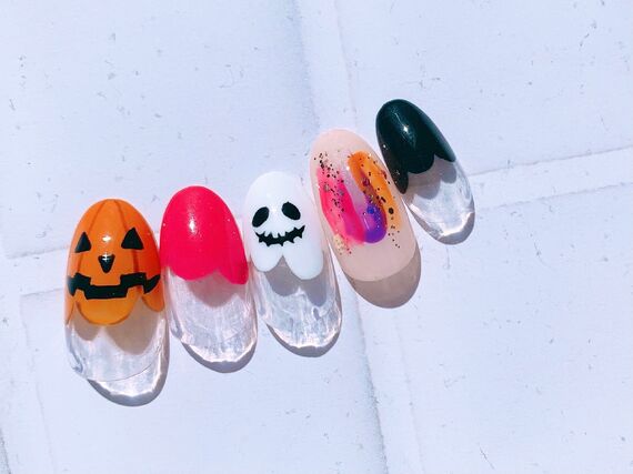 ハロウィンネイル